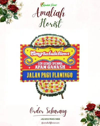 Bunga Papan Congratulation di Dorari Isa